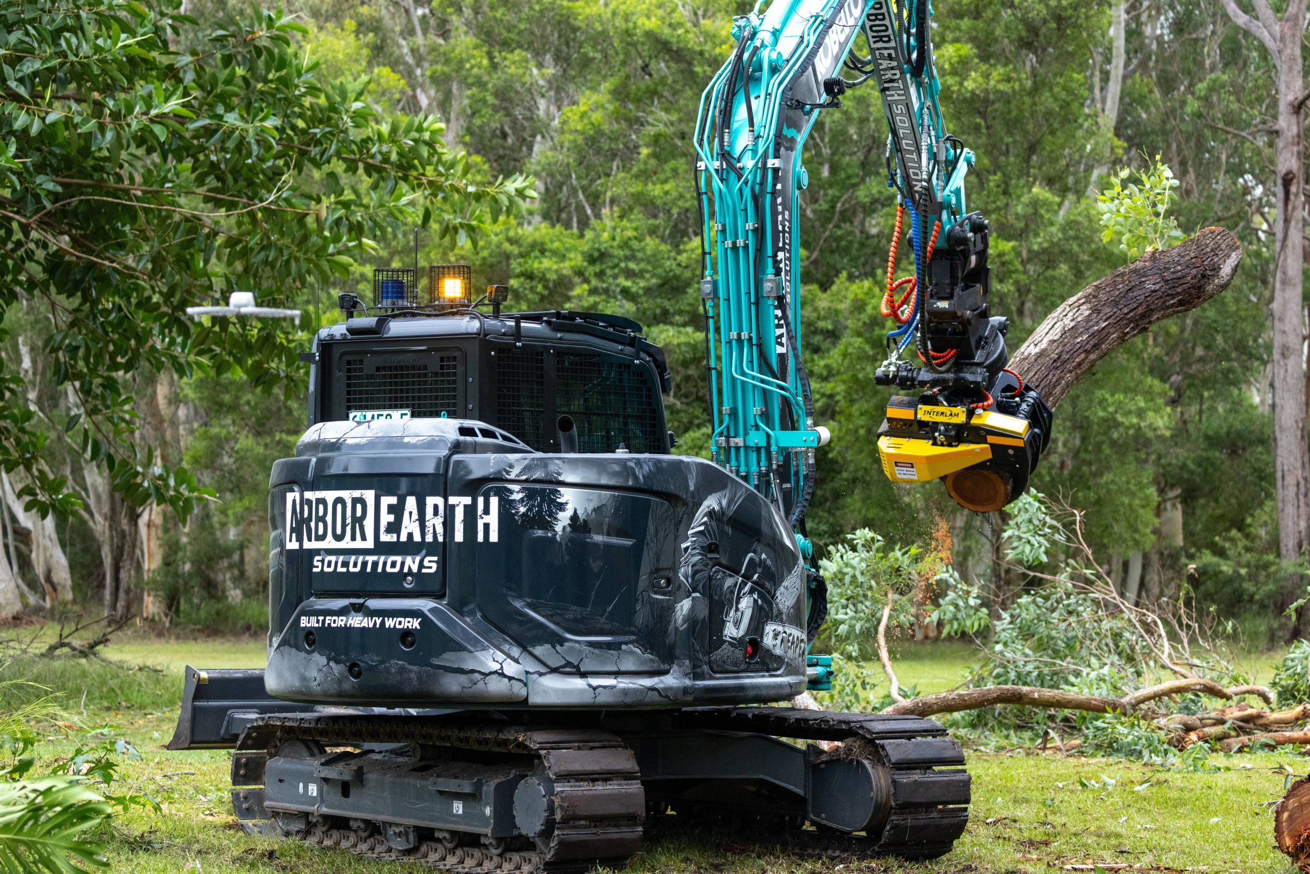 Arbor Earth equipment and machinery in operation